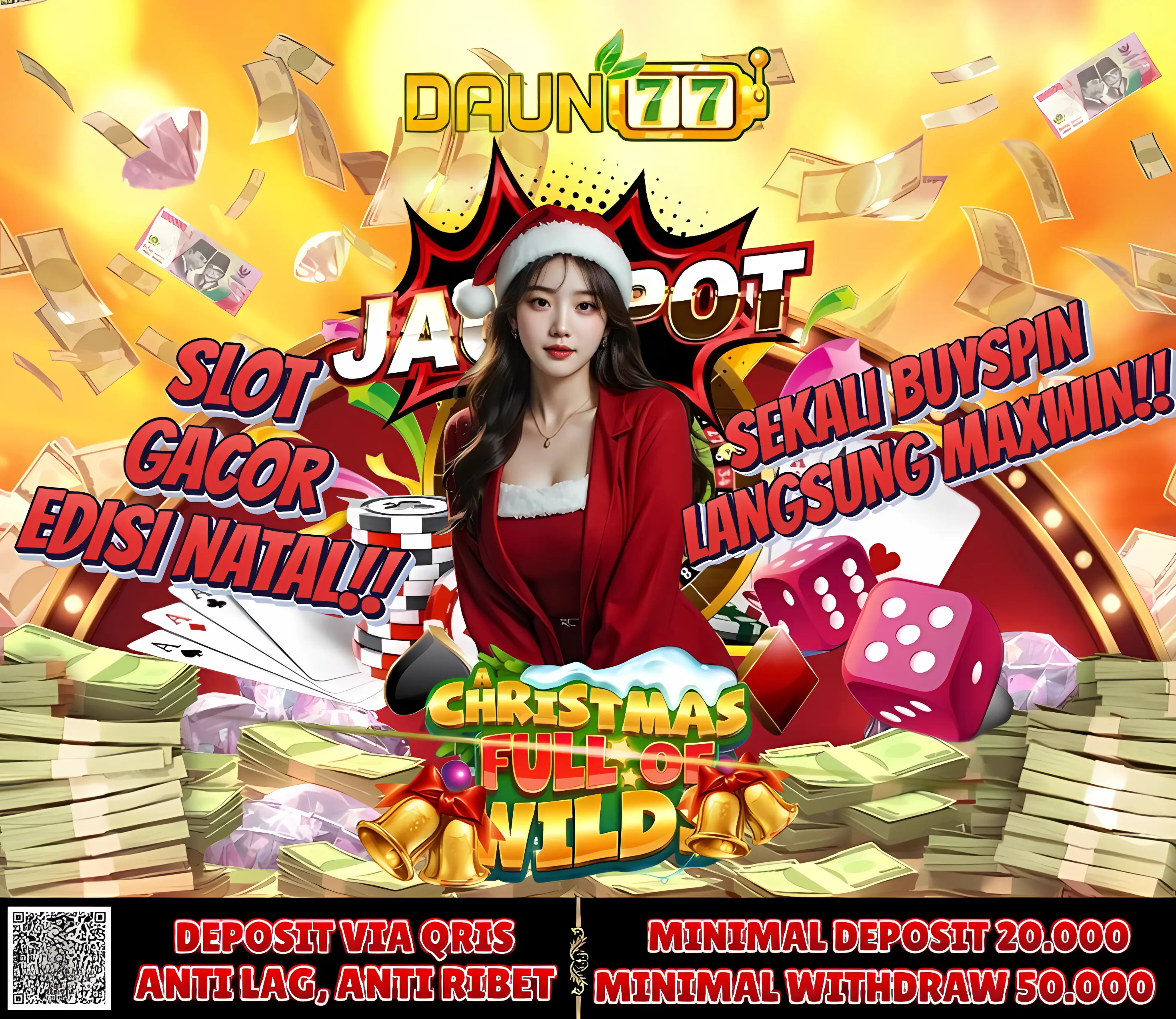 DAUN77: Situs Slot Online Gacor Maxwin & Bandar Judi Slot Bet 200 Terlengkap